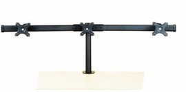 Triple Monitor Stand Curved Arm