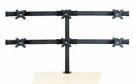 Hex Monitor Stand Curved Arm