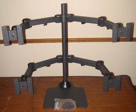 Quad Free Standing Monitor Stand